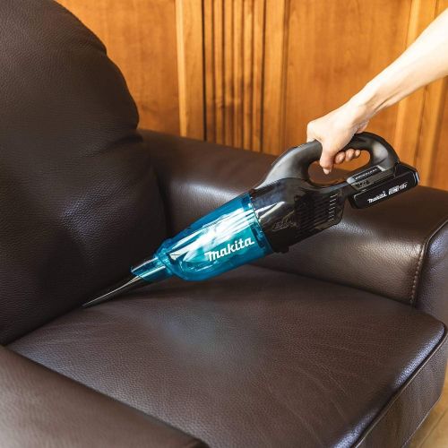  [아마존베스트]Makita XLC04R1BX4 18V LXT Lithium-Ion Compact Brushless Cordless 3-Speed Vacuum Kit, W/Push Button (2.0Ah)