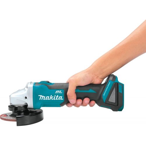  [아마존베스트]Makita XAG04Z 18V LXT Lithium-Ion Brushless Cordless 4-1/2” / 5 Cut-Off/Angle Grinder, Tool Only