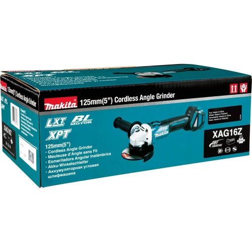  [아마존베스트]Makita XAG16Z 18V LXT BL 4-1/2”/ 5 Cut-Off/Angle Grinder