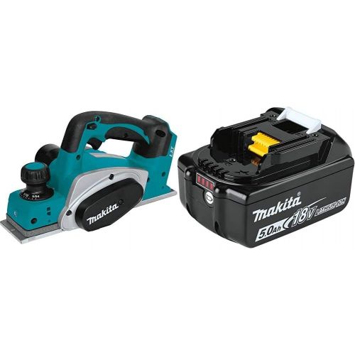  [아마존베스트]Makita XPK01Z 18-Volt LXT Lithium-Ion Cordless 3-1/4 in. Planer with BL1850B 18-Volt 5.0Ah LXT Lithium-Ion Battery