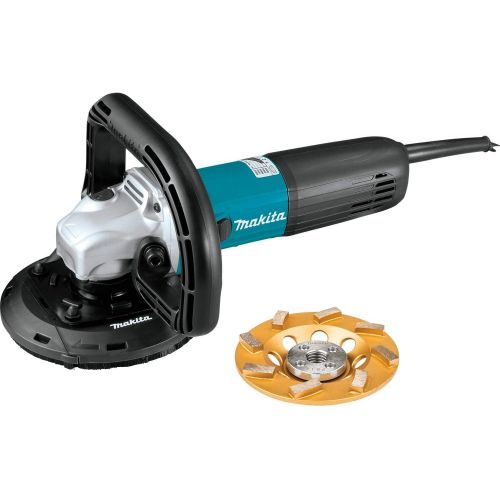  [아마존베스트]Makita PC5010CX1 5 SJSII Compact Concrete Planer with Dust Extraction Shroud and Diamond Cup Wheel