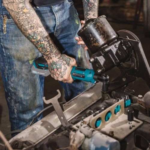  [아마존베스트]Makita RW01Z 12V max CXT Lithium-Ion Cordless 3/8 / 1/4 Sq. Drive Ratchet, Tool Only