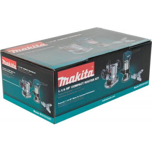  [아마존베스트]Makita RT0701CX7 1-1/4 HP Compact Router Kit