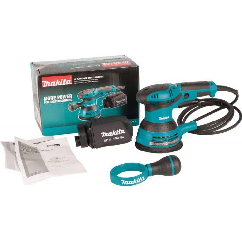  [아마존베스트]Makita BO5041 3-Amp 4000-12000 OPM D-Handle Random Orbit Sander, 5-Inch