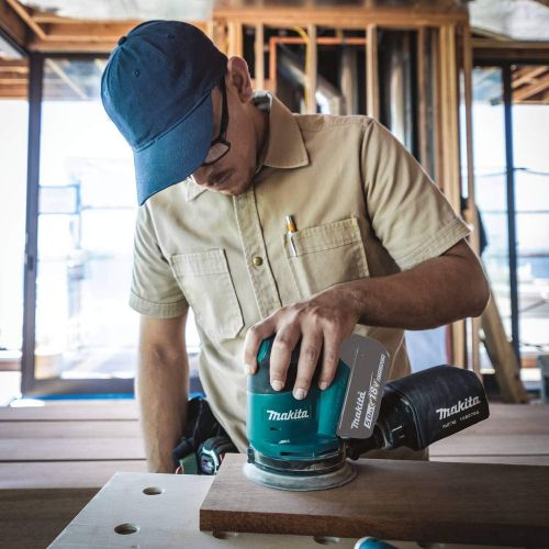  [아마존베스트]Makita XOB01Z 18V LXT Lithium-Ion Cordless 5 Random Orbit Sander, Tool Only