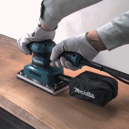  [아마존베스트]Makita Sheet Finishing Sander, 1/3 In, 1.7 A, Teal (BO3710)