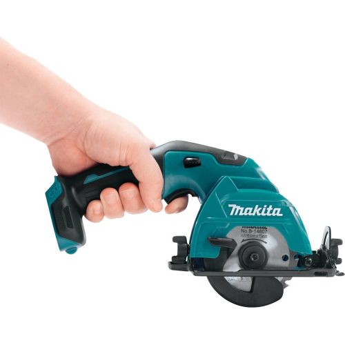  [아마존베스트]Makita SH02Z 12V Max CXT Lithium-Ion Cordless Circular Saw, 3-3/8, Teal