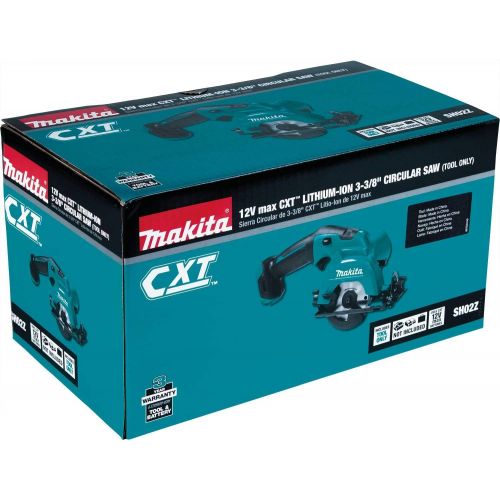  [아마존베스트]Makita SH02Z 12V Max CXT Lithium-Ion Cordless Circular Saw, 3-3/8, Teal