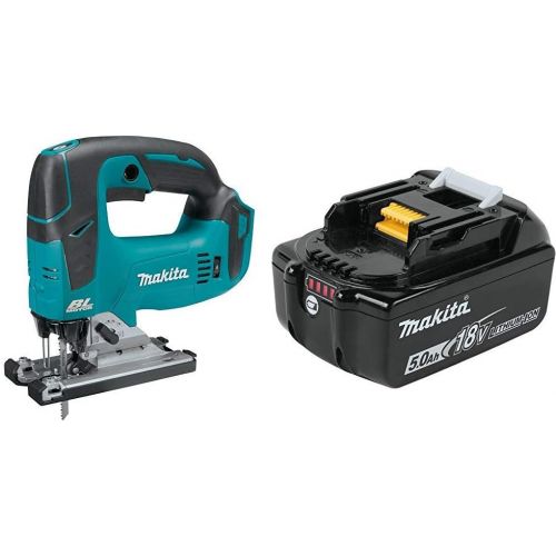  [아마존베스트]Makita XVJ02Z 18 Volt LXT Lithium-Ion Brushless Cordless Jig Saw with Makita BL1850B 18 Volt LXT Lithium-Ion 5.0Ah Battery