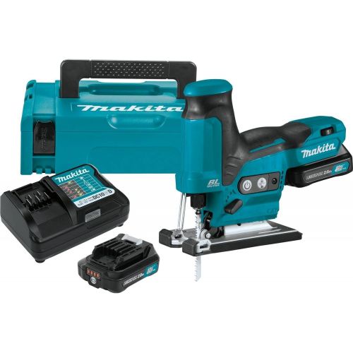  [아마존베스트]Makita VJ05R1J 2.0Ah 12V max CXT Lithium-Ion Brushless Cordless Barrel Grip Jig Saw Kit