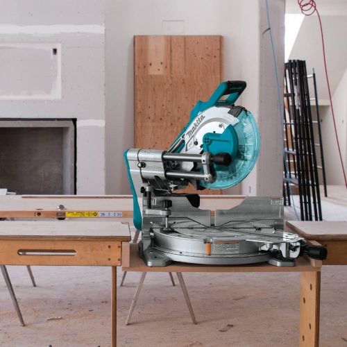  [아마존베스트]Makita XSL06Z 18V x2 LXT Lithium-Ion (36V) Brushless Cordless 10 Dual-Bevel Sliding Compound Miter Saw with Laser, TOOL Only