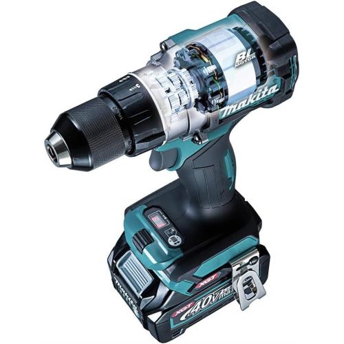  Makita GPH01D 40V Max XGT Brushless Lithium-Ion 1/2 in. Cordless Hammer Drill Driver Kit (2.5 Ah)