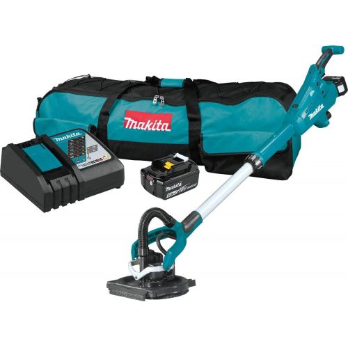  Makita XLS01T 18V LXT Lithium-Ion Brushless Cordless 9 Drywall Sander Kit, AWS Capable (5.0Ah)