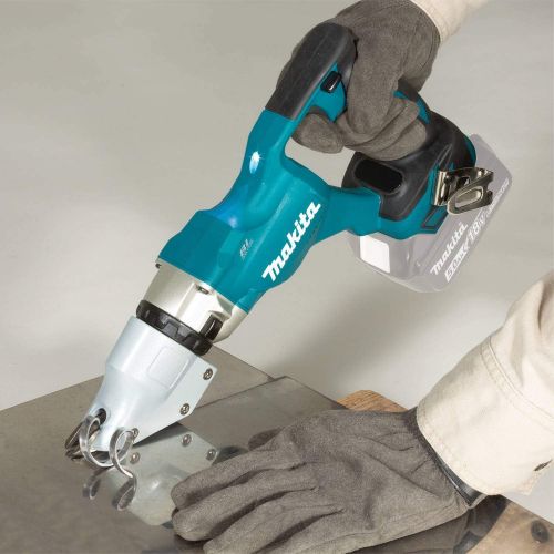  Makita XSJ03Z 18V LXT Lithium-Ion Brushless Cordless 14 Gauge Straight Shear, Tool Only