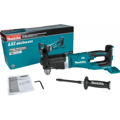  Makita XAD03Z 18V X2 LXT Lithium-Ion (36V) Brushless Cordless 1/2 Right Angle Drill, Tool Only