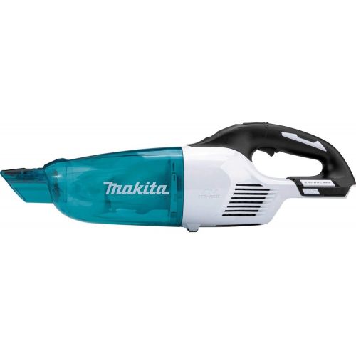  Makita XLC03ZWX4 18V LXT Lithium-Ion Brushless Cordless Vacuum, Trigger W/Lock, Tool Only, White