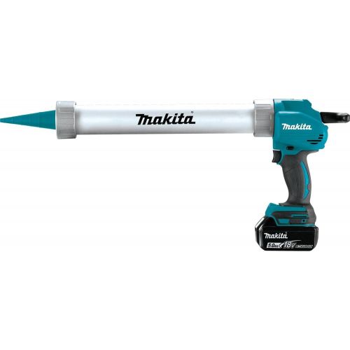  Makita XGC01ZB 18V LXT Lithium-Ion Cordless Barrel Style Caulk and Adhesive Gun, 20-Ounce