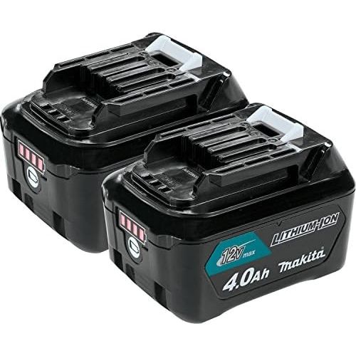  Makita BL1041B-2 12V max CXT Lithium-Ion 4.0 Amp Battery (2 Pack)