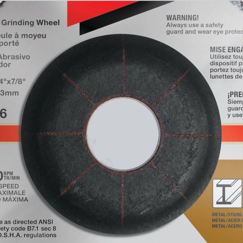  Makita A-96001-25 36 Grit Hubbed INOX Grinding Wheel (Pack of 25), 6 x 14 x 58-11