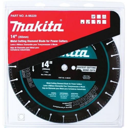  Makita A-96229 14 Diamond Blade with Segmented Metal Cutting