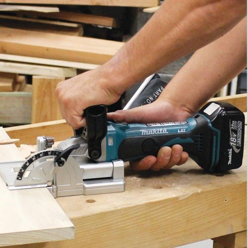  Makita XJP03Z 18V LXT Lithium-Ion Cordless Plate Joiner & BL1840B 18V LXT Lithium-Ion 4.0Ah Battery