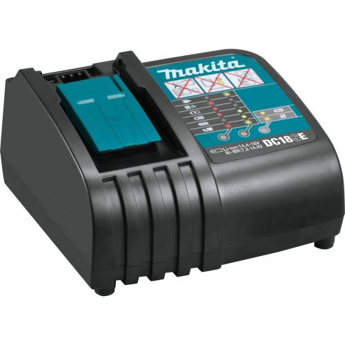  Makita DC18SF 18V Lithium-Ion Rapid Optimum 4-Port Charger, 1-Pack