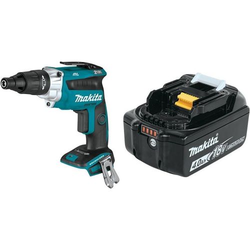  Makita XSF05Z 18V LXT Lithium-Ion Brushless Cordless 2,500 RPM Screwdriver, with BL1840B 18V LXT Lithium-Ion 4.0Ah Battery