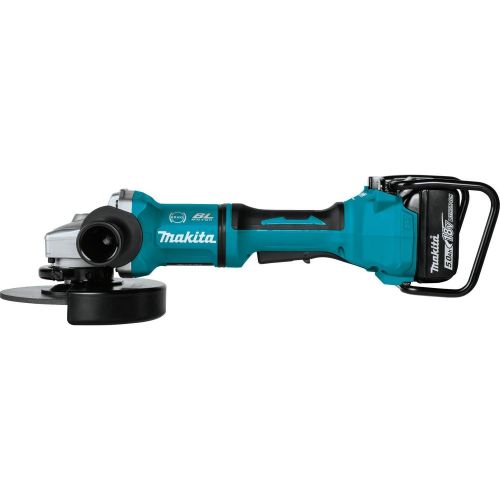  Makita XAG12PT1 18V X2 LXT Lithium-Ion (36V) Brushless Cordless 7 Paddle Switch Cut-OffAngle Grinder Kit, with Electric Brake (5.0Ah) and Two Extra BL1850B 18V Batteries