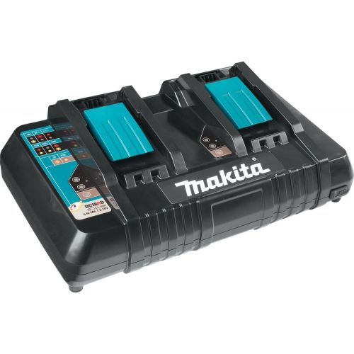 Makita XT275PT 18V LXT Lithium-Ion Brushless Cordless 2-Pc. Combo Kit (5.0Ah) and Two Extra BL1850B 18V Batteries