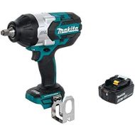 Makita XWT08Z 18V LXT Lithium-Ion Brushless Cordless High Torque 12-Inch Sq. Drive Impact Wrench & BL1840B 18V LXT Lithium-Ion 4.0Ah Battery