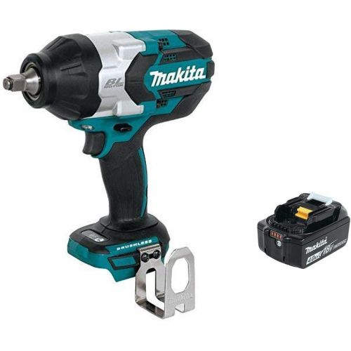  Makita XWT08Z 18V LXT Lithium-Ion Brushless Cordless High Torque 12-Inch Sq. Drive Impact Wrench & BL1840B 18V LXT Lithium-Ion 4.0Ah Battery