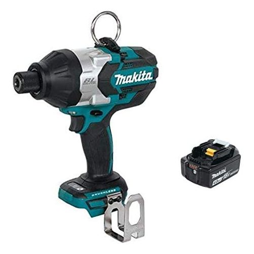  Makita XWT09Z 18V LXT Lithium-Ion Brushless Cordless High Torque 716-Inch Hex Impact Wrench & BL1840B 18V LXT Lithium-Ion 4.0Ah Battery