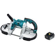 Makita XBP02Z 18V LXT Lithium-Ion Cordless Portable Band Saw & BL1840B 18V LXT Lithium-Ion 4.0Ah Battery