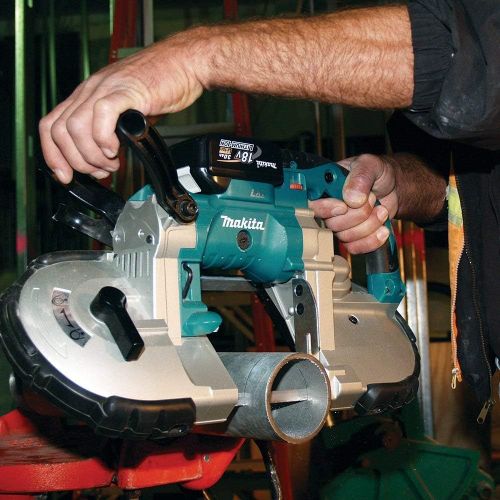  Makita XBP02Z 18V LXT Lithium-Ion Cordless Portable Band Saw & BL1840B 18V LXT Lithium-Ion 4.0Ah Battery