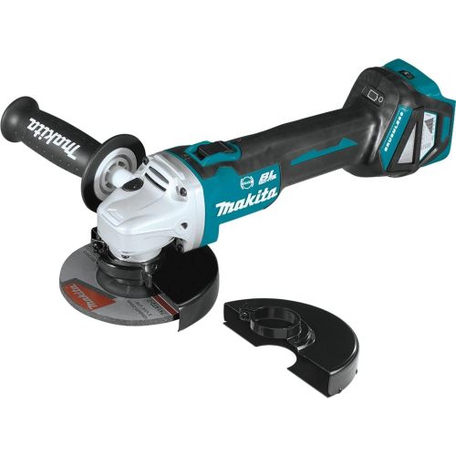  Makita XAG17ZU 18V LXT Lithium-Ion Brushless Cordless 4-12” 5 Cut-OffAngle Grinder, with Electric Brake & Aws, Tool Only