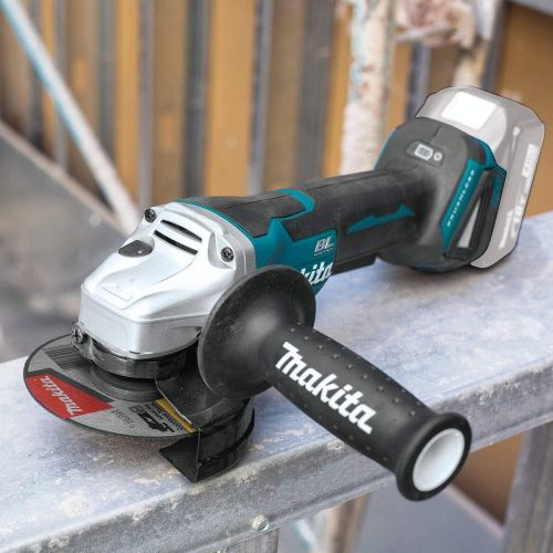  Makita XAG11Z 18V LXT Lithium-Ion Brushless Cordless 4-12-Inch  5-Inch Paddle Switch Cut-OffAngle Grinder, with Electric Brake & BL1840B 18V LXT Lithium-Ion 4.0Ah Battery