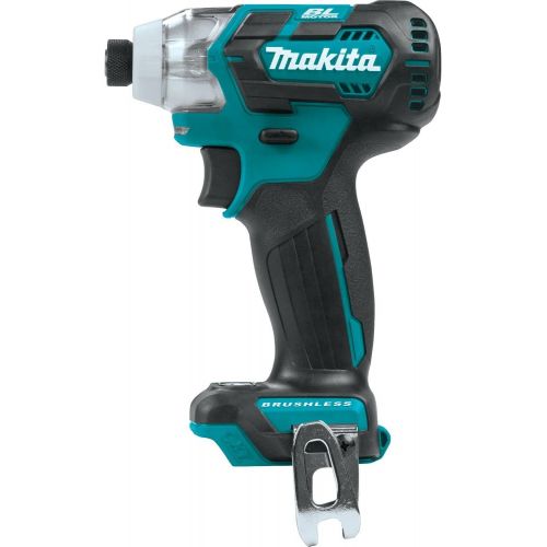  Makita DT04Z 12V Max CXT Lithium-Ion Brushless Cordless Impact Driver, Tool Only,
