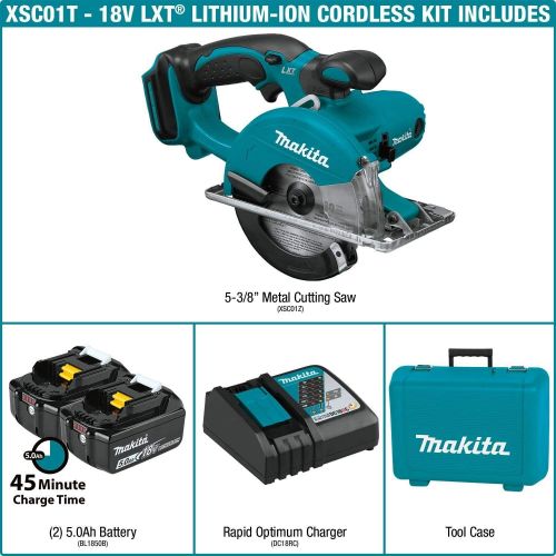  Makita XSC01Z 18-Volt LXT Lithium-Ion 5-38-Inch Metal Cutting Saw (Tool Only, No Battery)