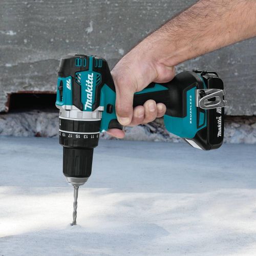  Makita XPH12R 18V LXT Lithium-Ion Compact Brushless Cordless 12 Hammer Driver-Drill Kit (2.0Ah),