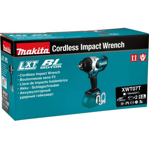  Makita XWT07Z LXT Lithium-Ion Brushless Cordless High Torque Square Drive Impact Wrench, 18V34