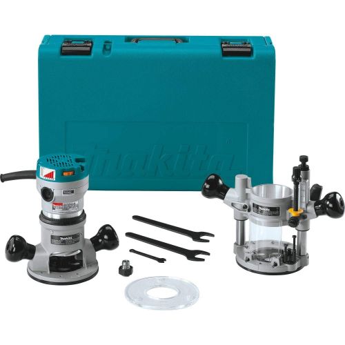  Makita RF1101KIT2 2-14-Horsepower Variable-Speed Plunge Router Kit