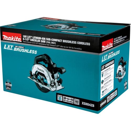  Makita XSH04ZB 18V LXT Sub-Compact Brushless 6-12” Circular Saw