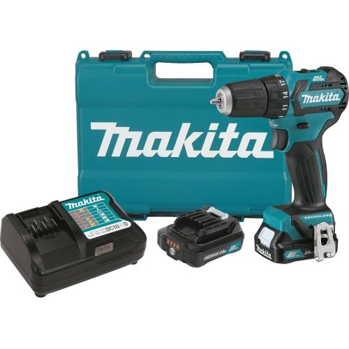  Makita FD07R1 12V MAX CXT Lithium-Ion Brushless Cordless Driver-Drill Kit, 38