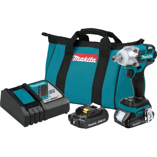  Makita XWT11Z 18V LXT Lithium-Ion Brushless Cordless 3-Speed 12 Impact Wrench, Tool Only,