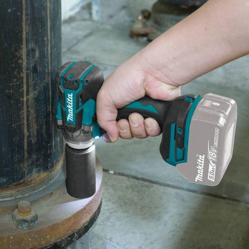  Makita XWT11Z 18V LXT Lithium-Ion Brushless Cordless 3-Speed 12 Impact Wrench, Tool Only,