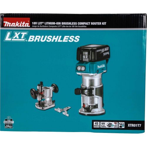  Makita XTR01Z 18V LXT Lithium-Ion Brushless Cordless Compact Router