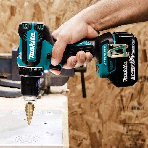  Makita XFD131 18V LXT Lithium-Ion Brushless Cordless 1/2 Driver-Drill Kit (3.0Ah)