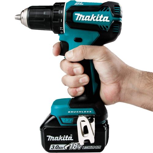  Makita XFD131 18V LXT Lithium-Ion Brushless Cordless 1/2 Driver-Drill Kit (3.0Ah)