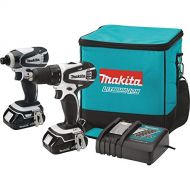 Makita CT200RW-R 18V LXT 2.0 Ah Cordless Lithium-Ion Drill Driver and Impact Driver Combo Kit (Certified Refurbished)