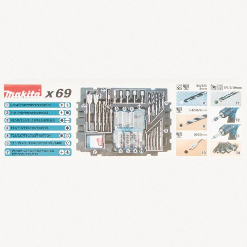  Makita B-49725 96 Pc. Metric Bit & Hand Tool Set